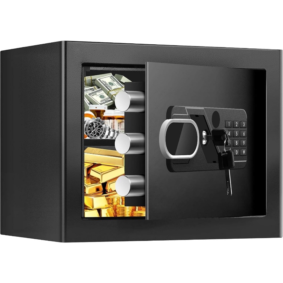 Home Security Lock System - 1.3 Cub Small Safes for Home