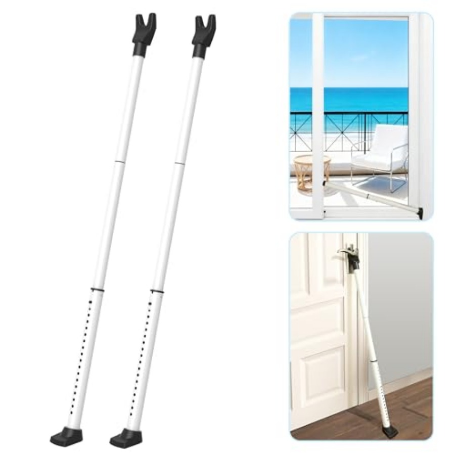 Home Security Jammers - Upgraded Door Security Bar and Sliding