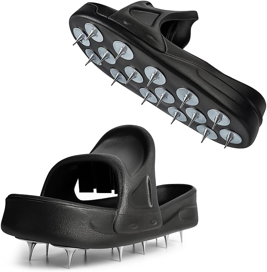 Home Security Measures - Sharp Spiked Style Shoes for Resinous