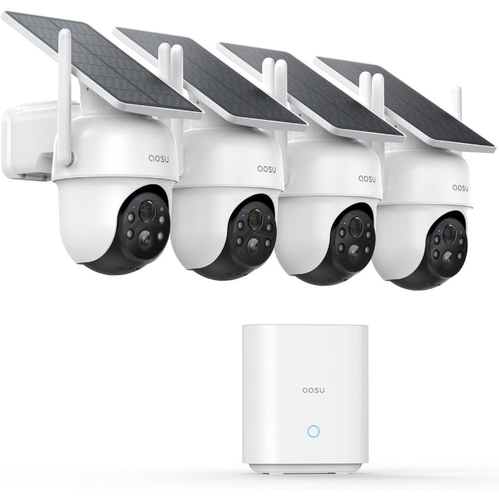 Home Security Cameras No Subscription - security cameras outdoor wireless, 4 cam-kit,