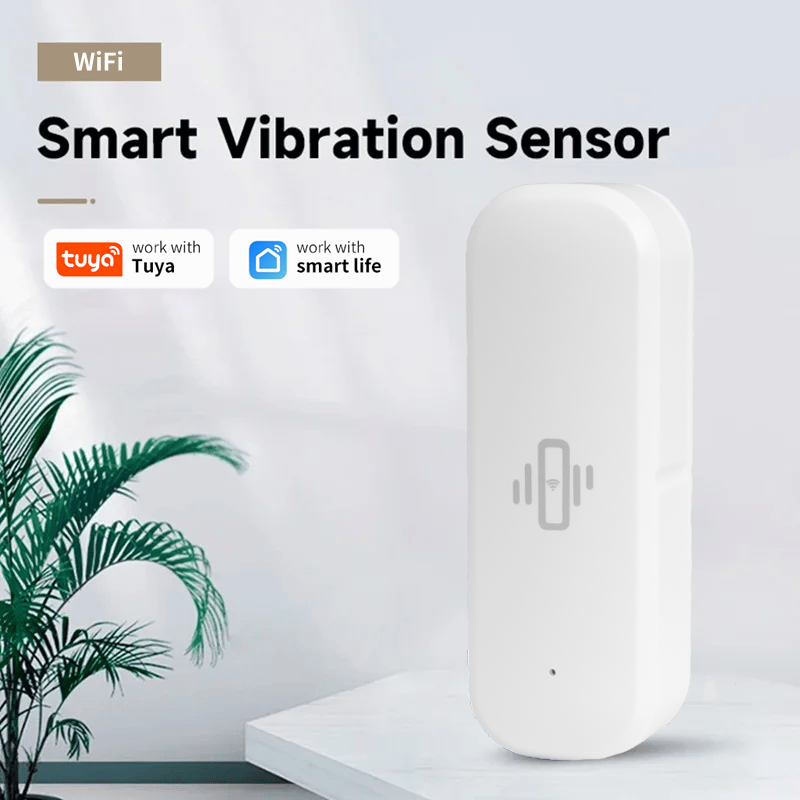 Home Security Devices - Tuya Smart Devices WiFi Vibration Sensor