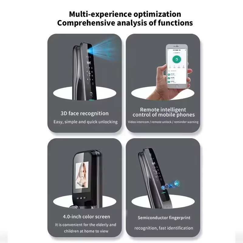HX5 Smart Door Lock 3D Face Re – обзор и цена Home Security Locks For Doors