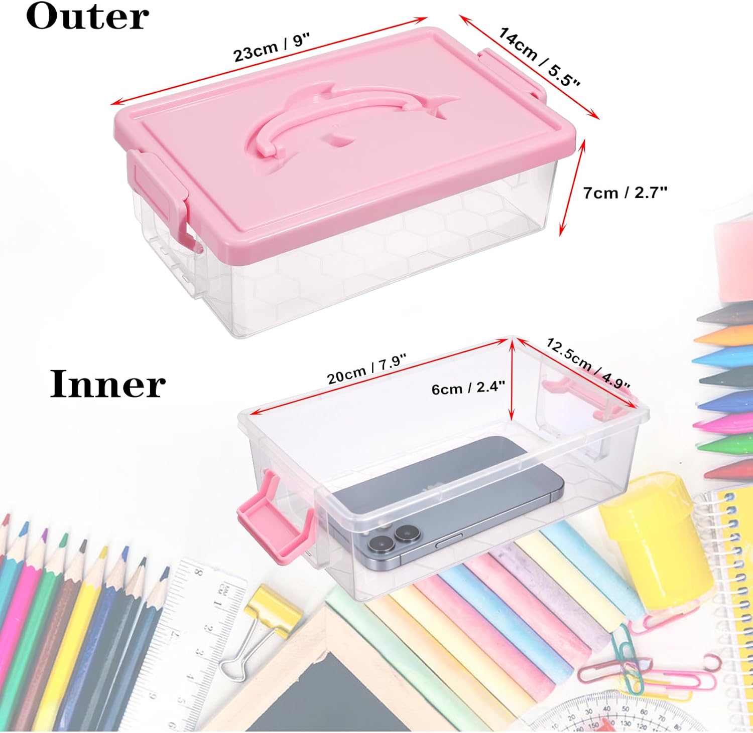 Clear Plastic Storage Box with – обзор и цена Home Security Images