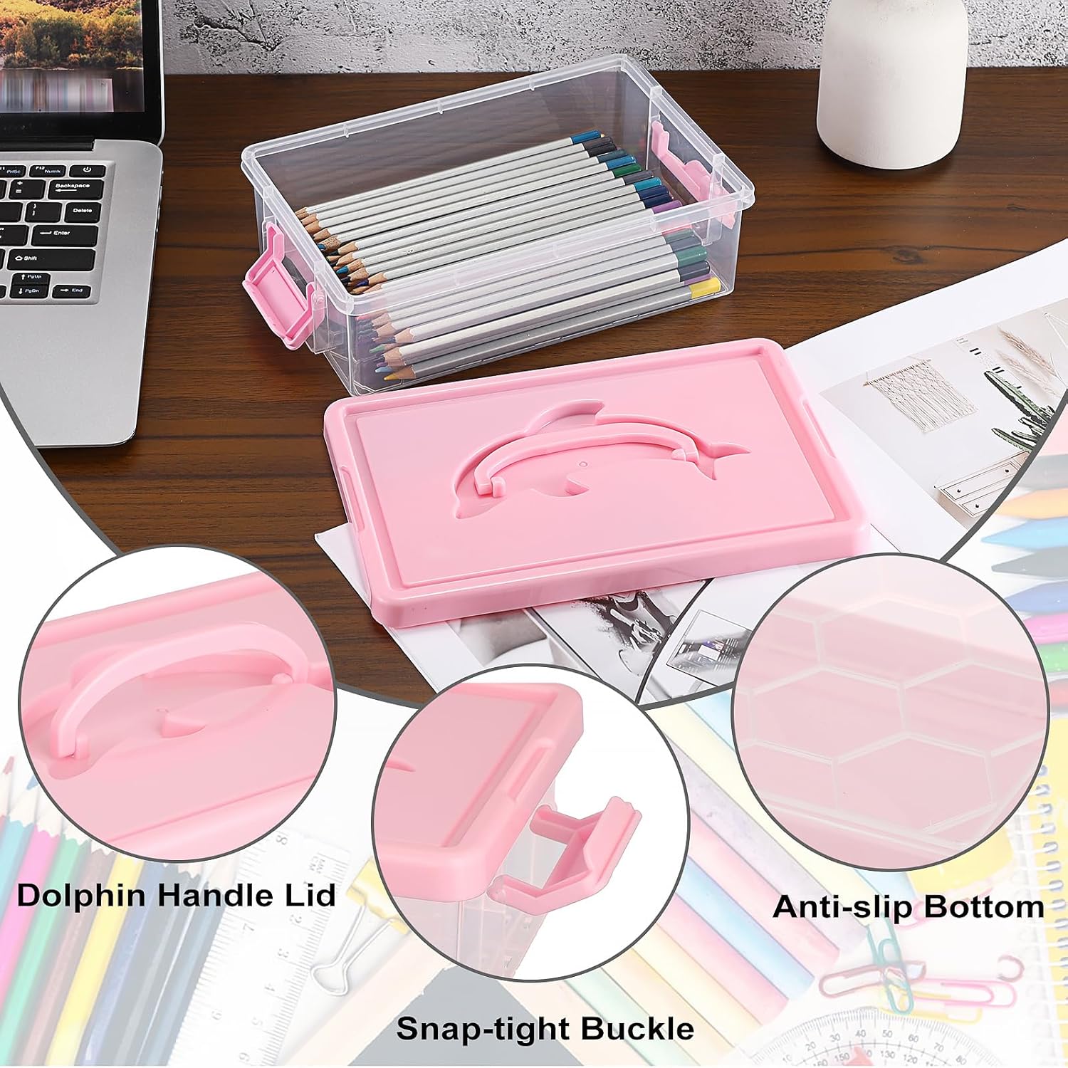 Clear Plastic Storage Box with – обзор и цена Home Security Images