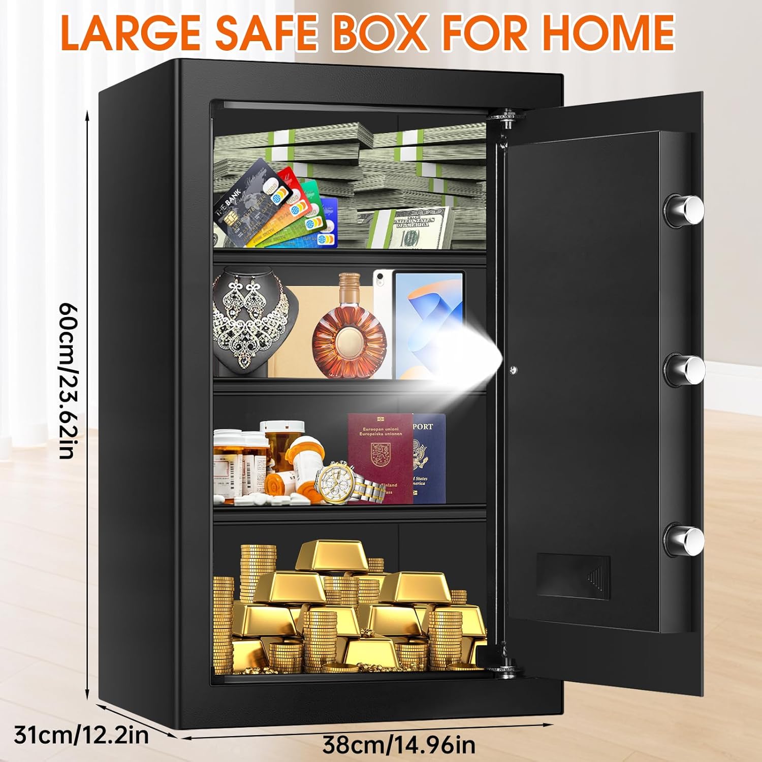 5.2 Cuft Large Fireproof Water – обзор и цена Home Security Images