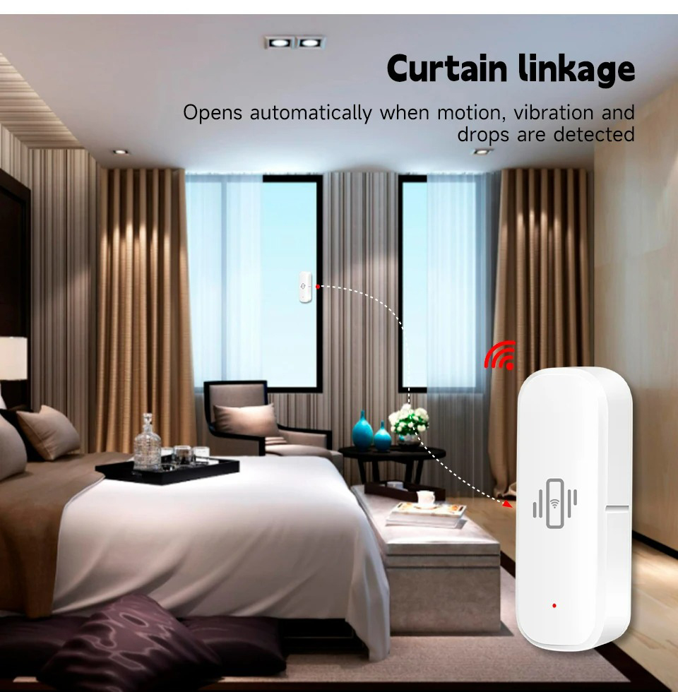 Tuya Smart WiFi Vibration Sens – обзор и цена Home Security And Monitoring