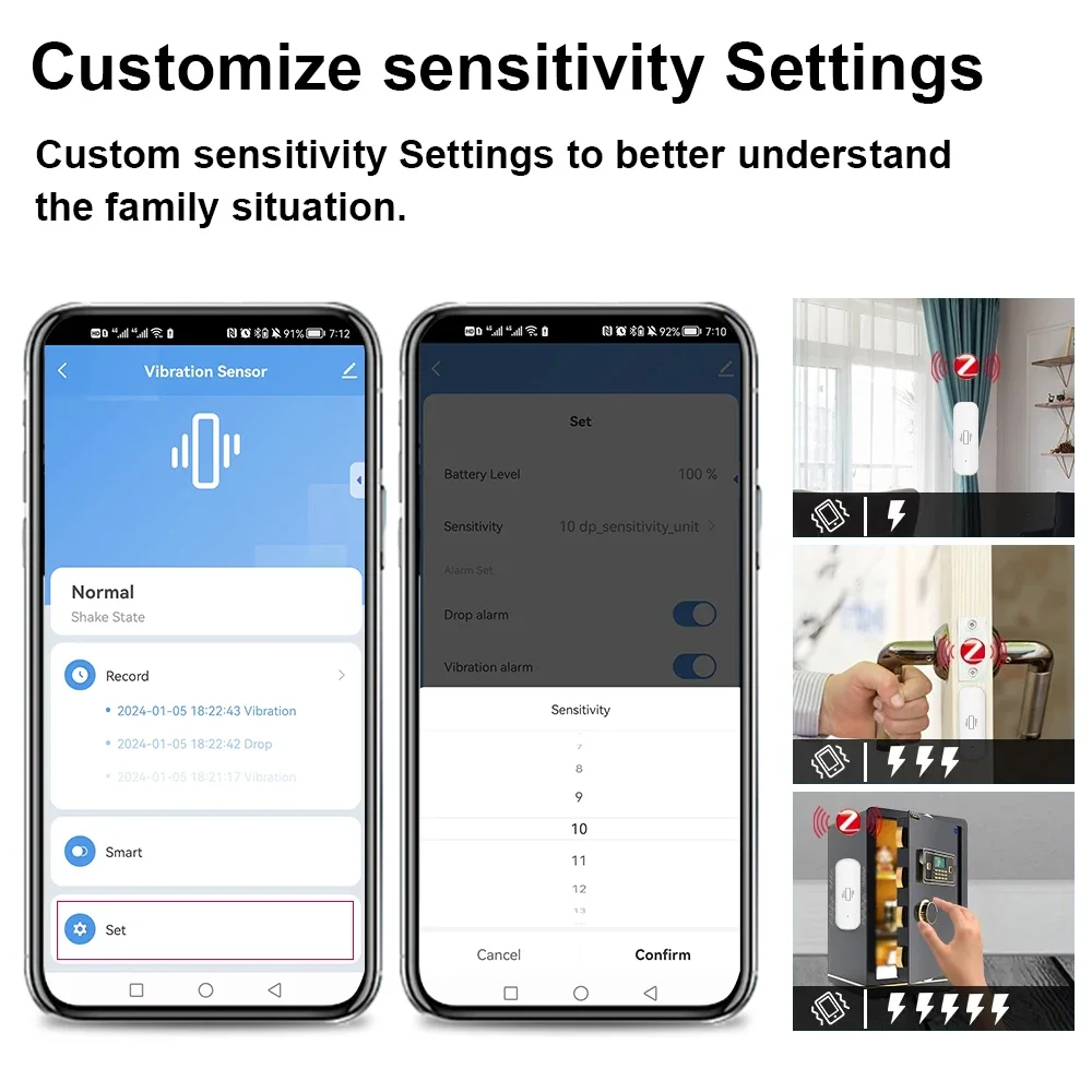 Smart ZigBee Vibration Sensor  – обзор и цена Home Security Devices