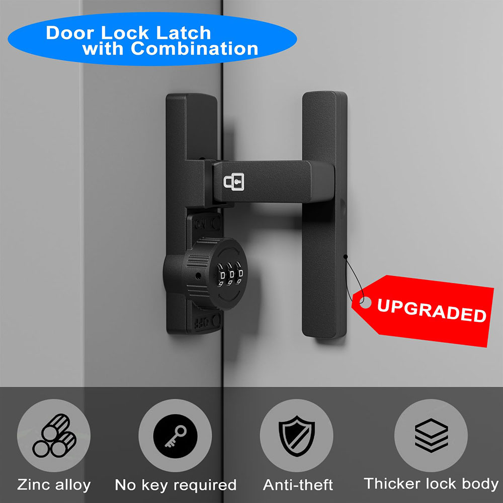 Security Barn Door Lock 3-Digi – обзор и цена Home Security Locks For Doors