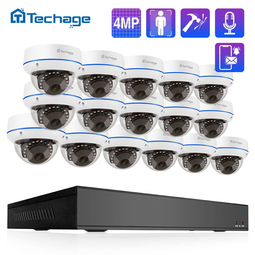 Techage HD 4MP 16CH POE Survei – обзор и цена Home Security Guard
