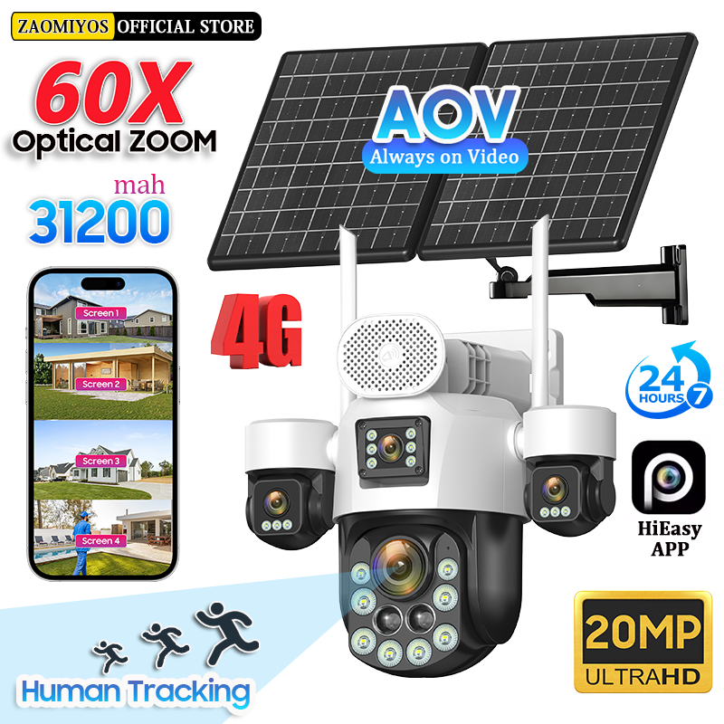 4 Lens Outdoor 360° Surveillan – обзор и цена Home Security Guard