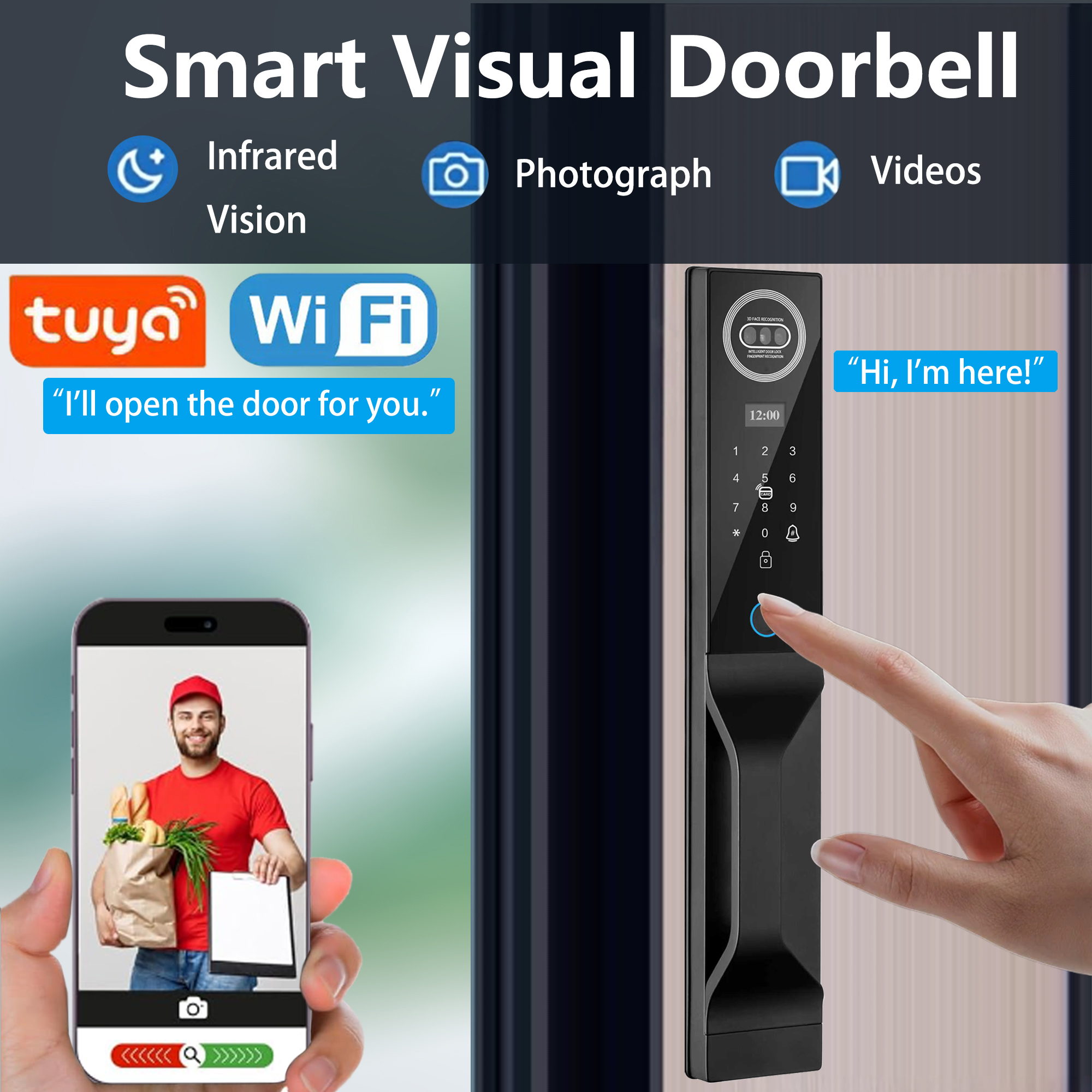 Fully Automatic Smart Door Loc – обзор и цена Home Security Lock System