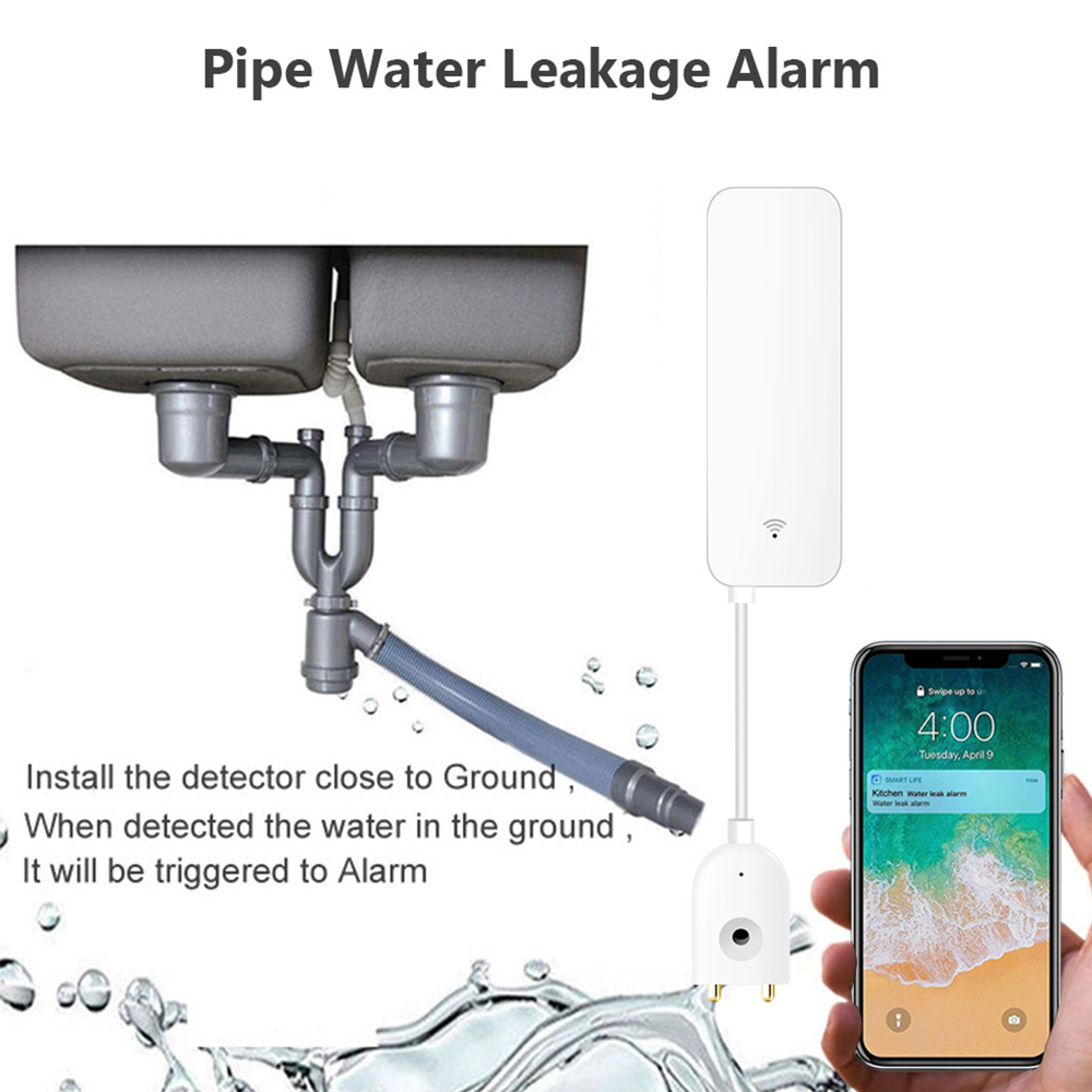 Tuya WiFi Water Leak Sensor, W – обзор и цена Home Security Devices