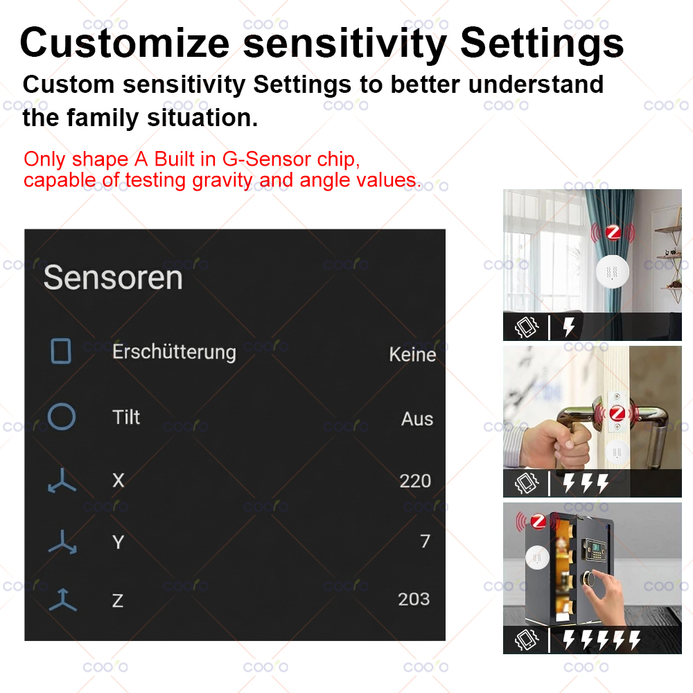 ZigBee 3.0 Vibration Sensor Re – обзор и цена Home Security Devices