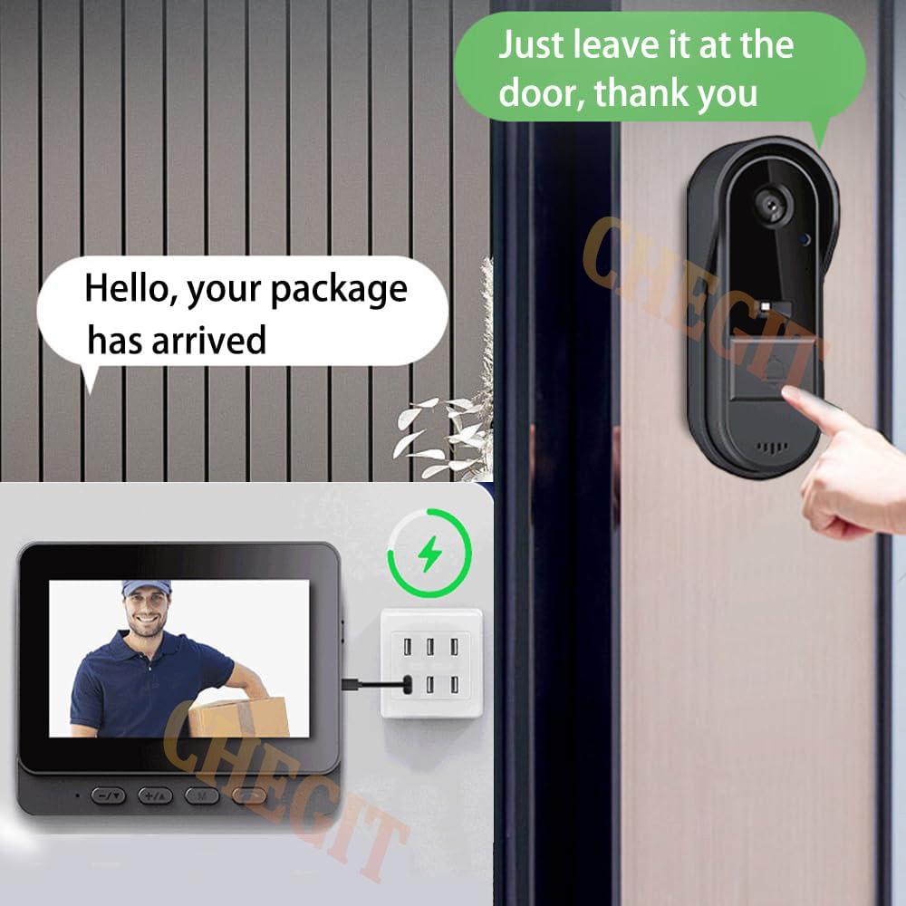 Wireless Wifi Doorbell Camera  – обзор и цена Home Security Premium