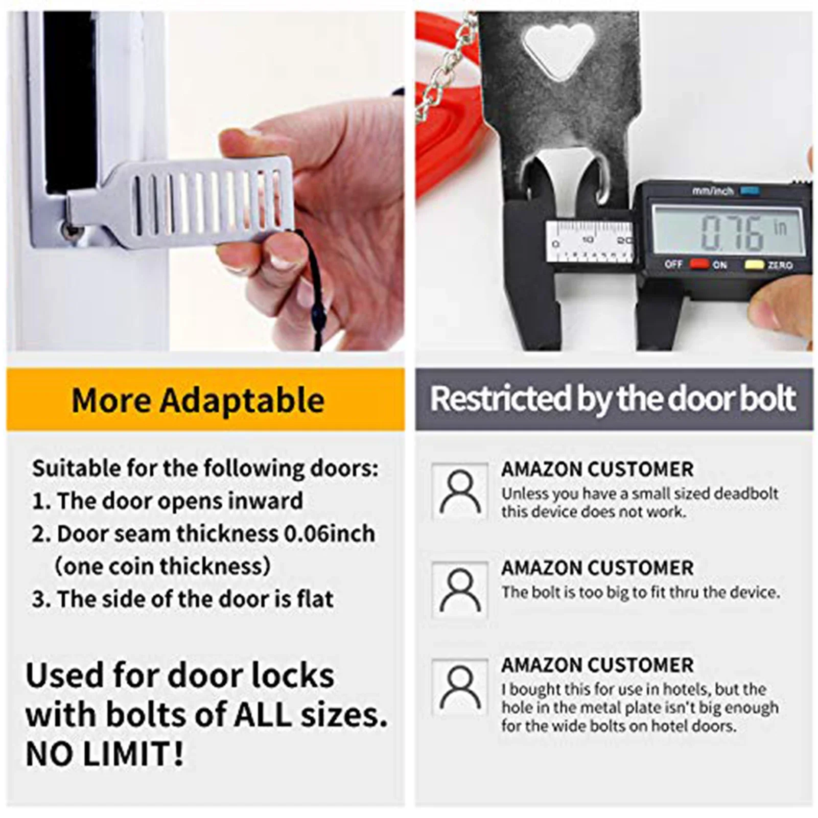 Door Lock Security for Travel  – обзор и цена Home Security Jammers
