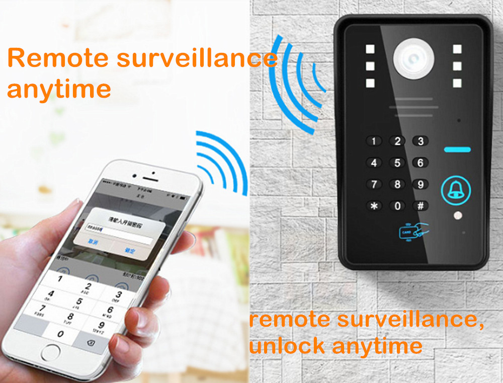 IP wifi video doorbell camera  – обзор и цена Home Security Lock System
