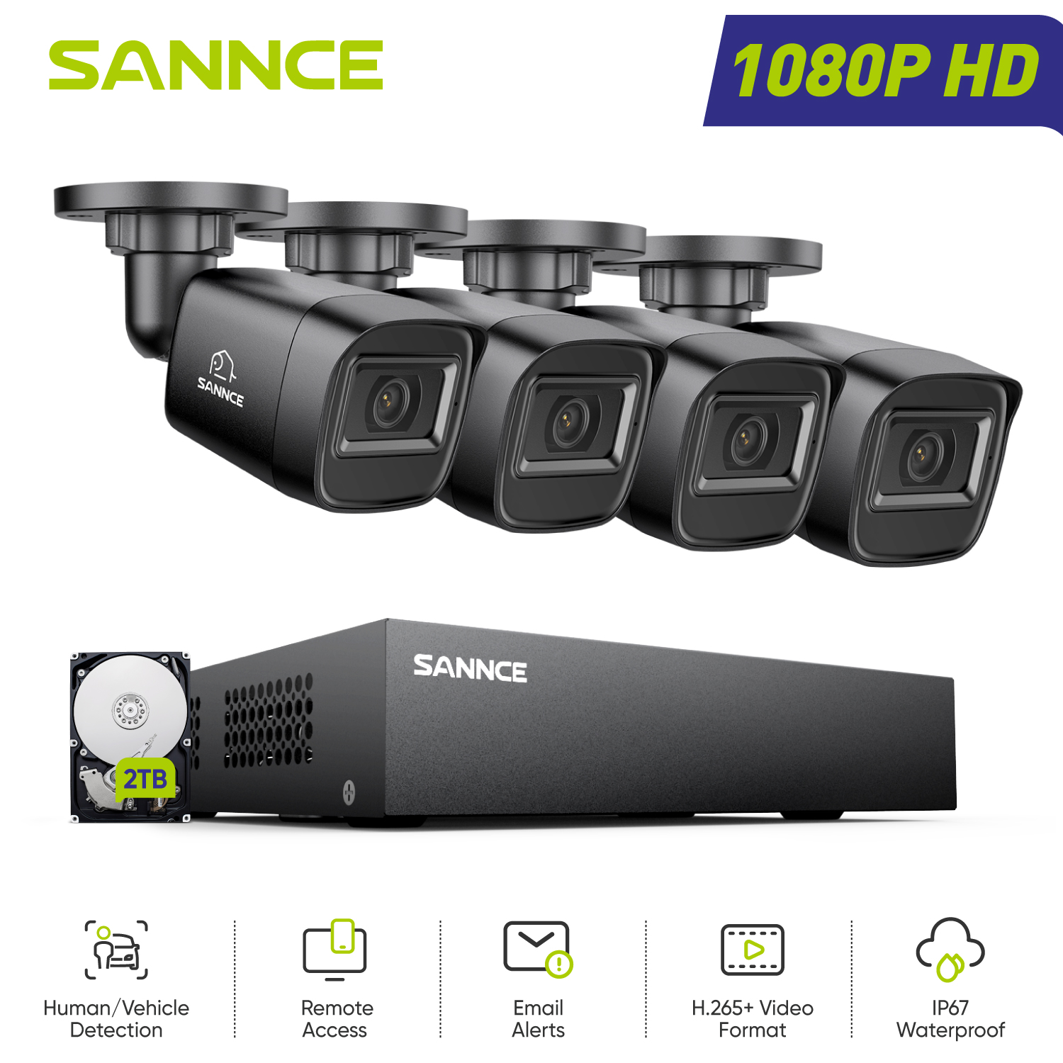 SANNCE 1080P Security Camera S – обзор и цена Home Security Guard