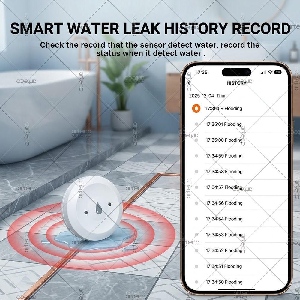 Zigbee Water Leak Sensor Smart – обзор и цена Home Security And Monitoring