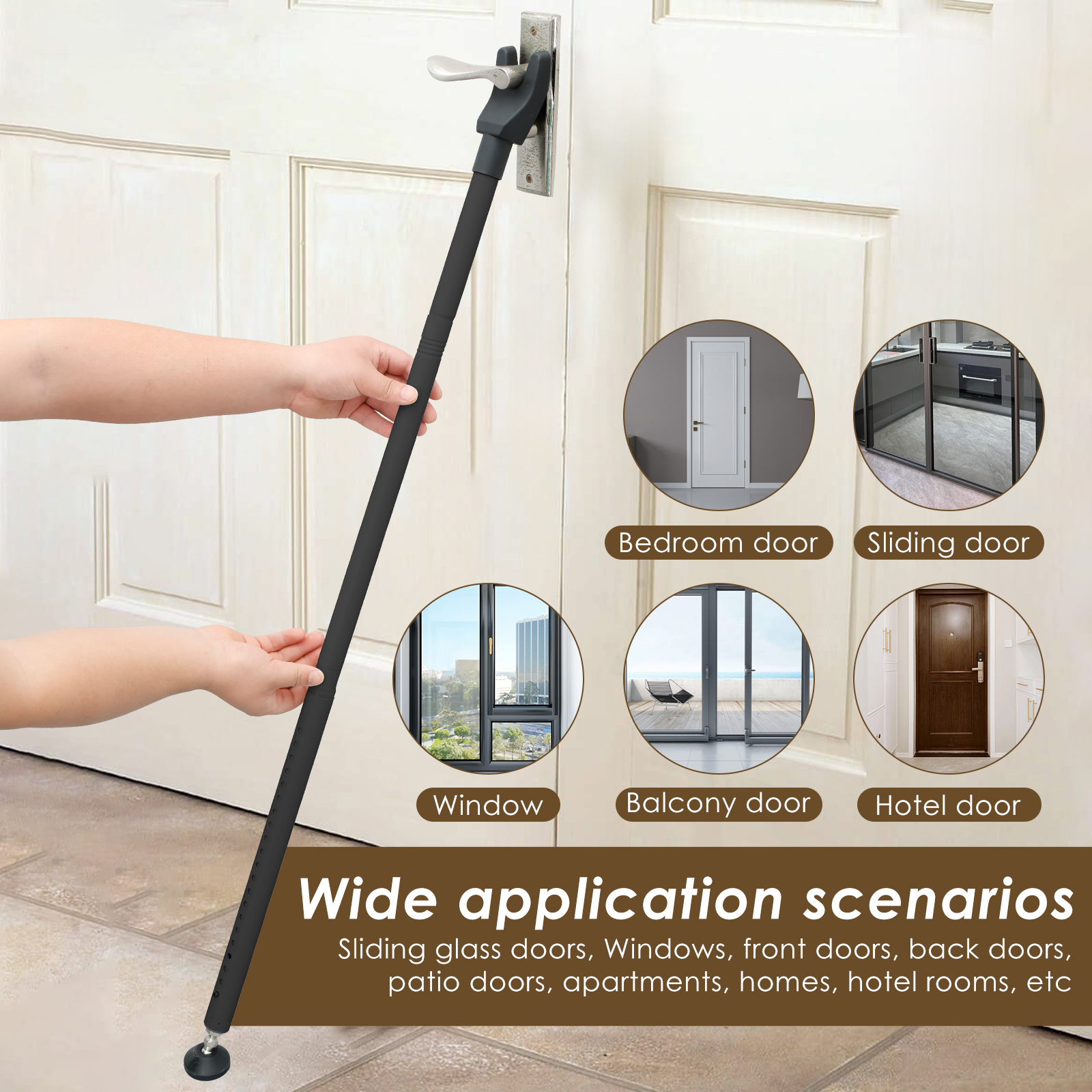Door Security Bar 44-55 Inch A – обзор и цена Home Security Jammers