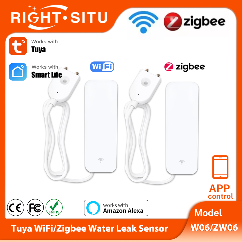 Tuya WiFi Zigbee Water Sensor  – обзор и цена Home Security Devices