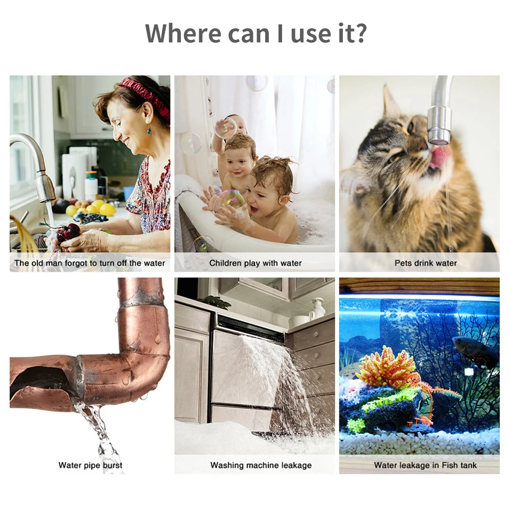 Tuya WiFi Zigbee Water Sensor  – обзор и цена Home Security Devices