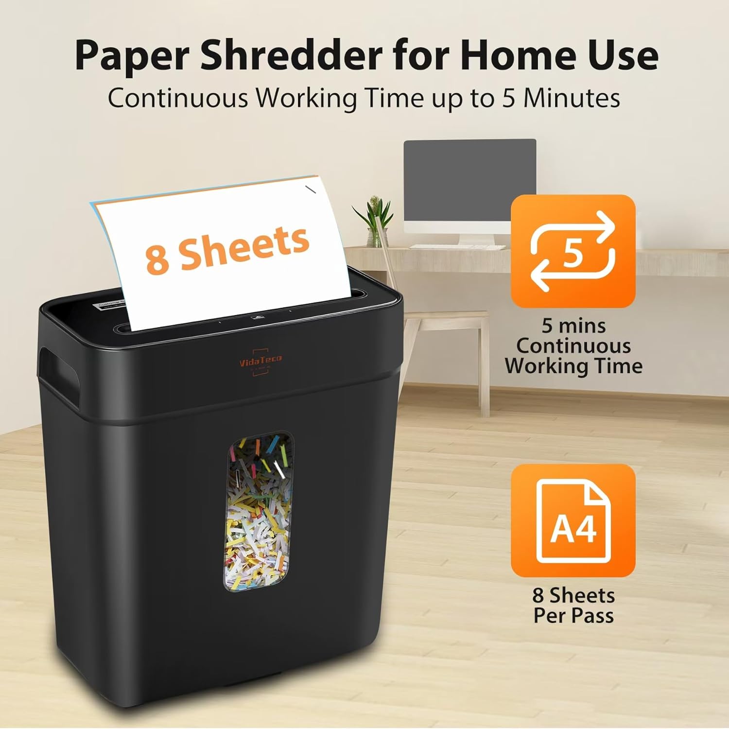 8-Sheet Cross-Cut Paper Shredd – обзор и цена Home Security Images