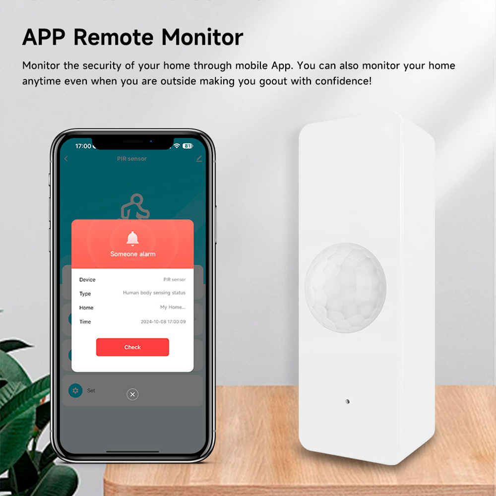 WiFi Smart PIR Motion Sensor T – обзор и цена Home Security Devices
