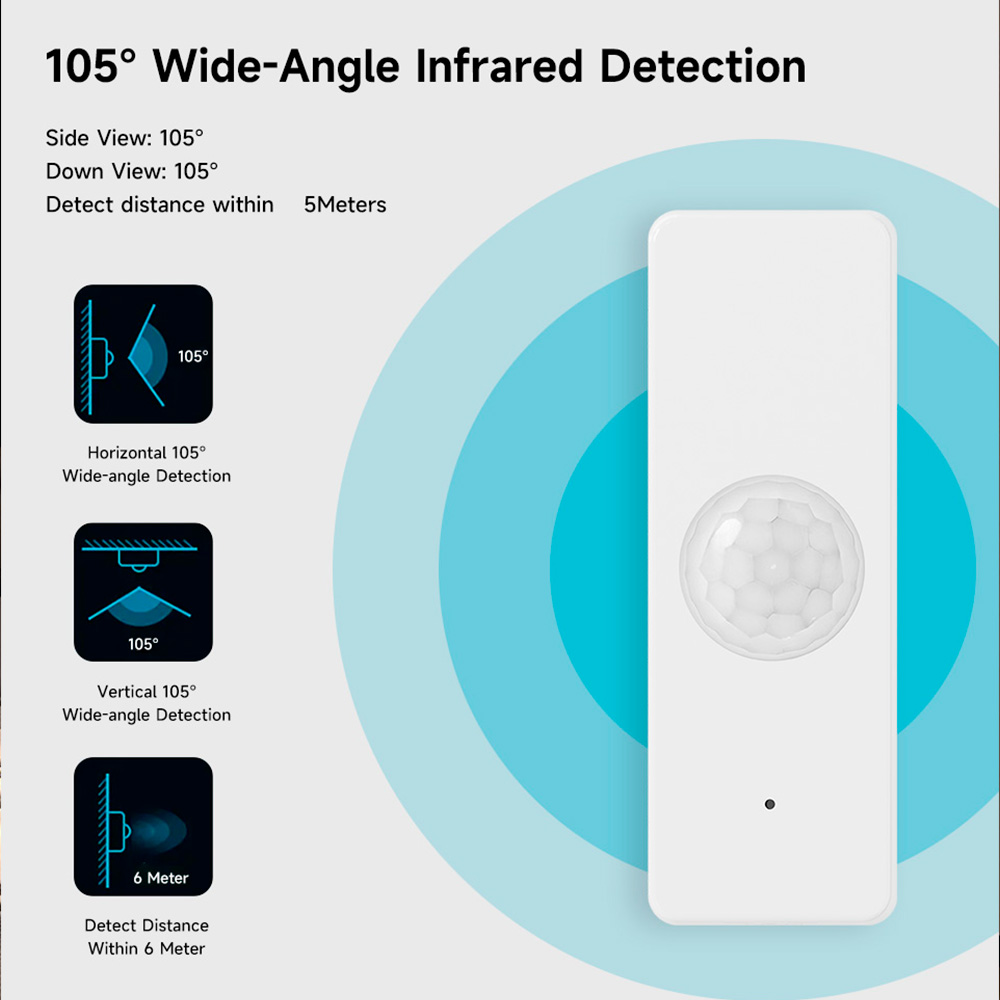 WiFi Smart PIR Motion Sensor T – обзор и цена Home Security Devices