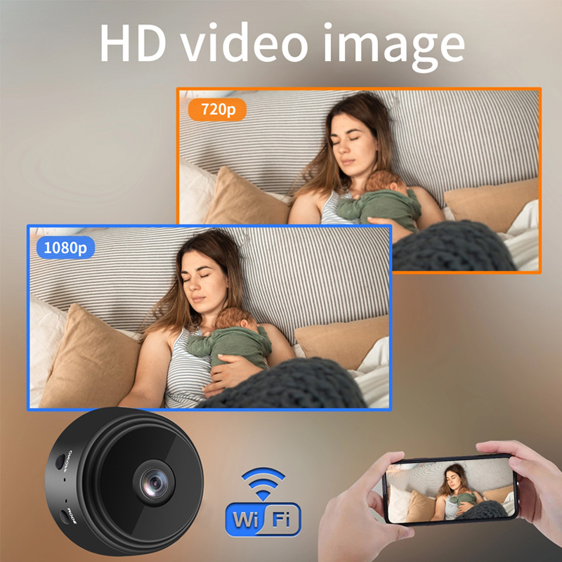 1080P HD Mini WiFi Camera Baby – обзор и цена Home Security And Monitoring