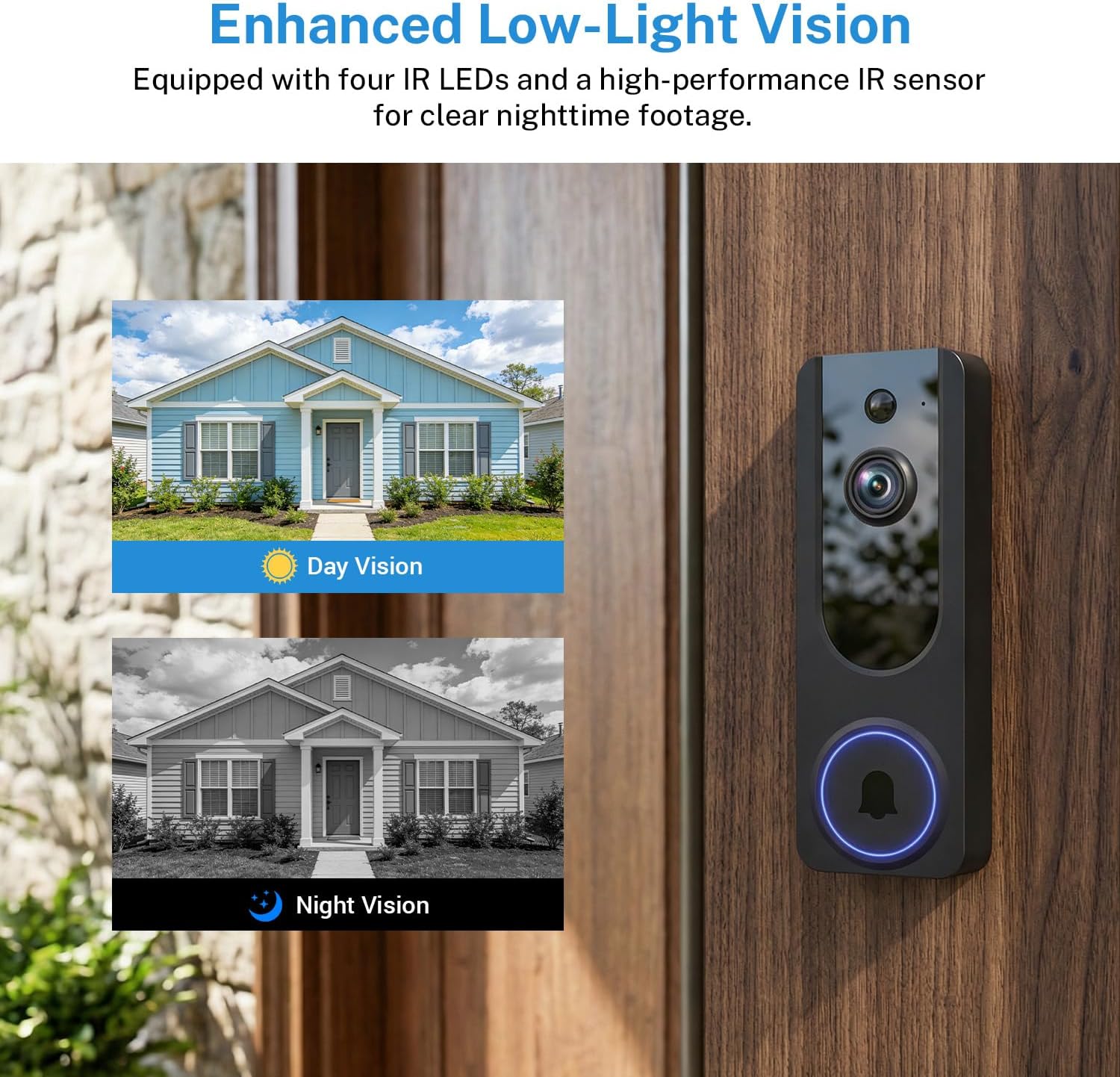 1080P Wireless Wi-Fi Doorbell  – обзор и цена Home Security Images