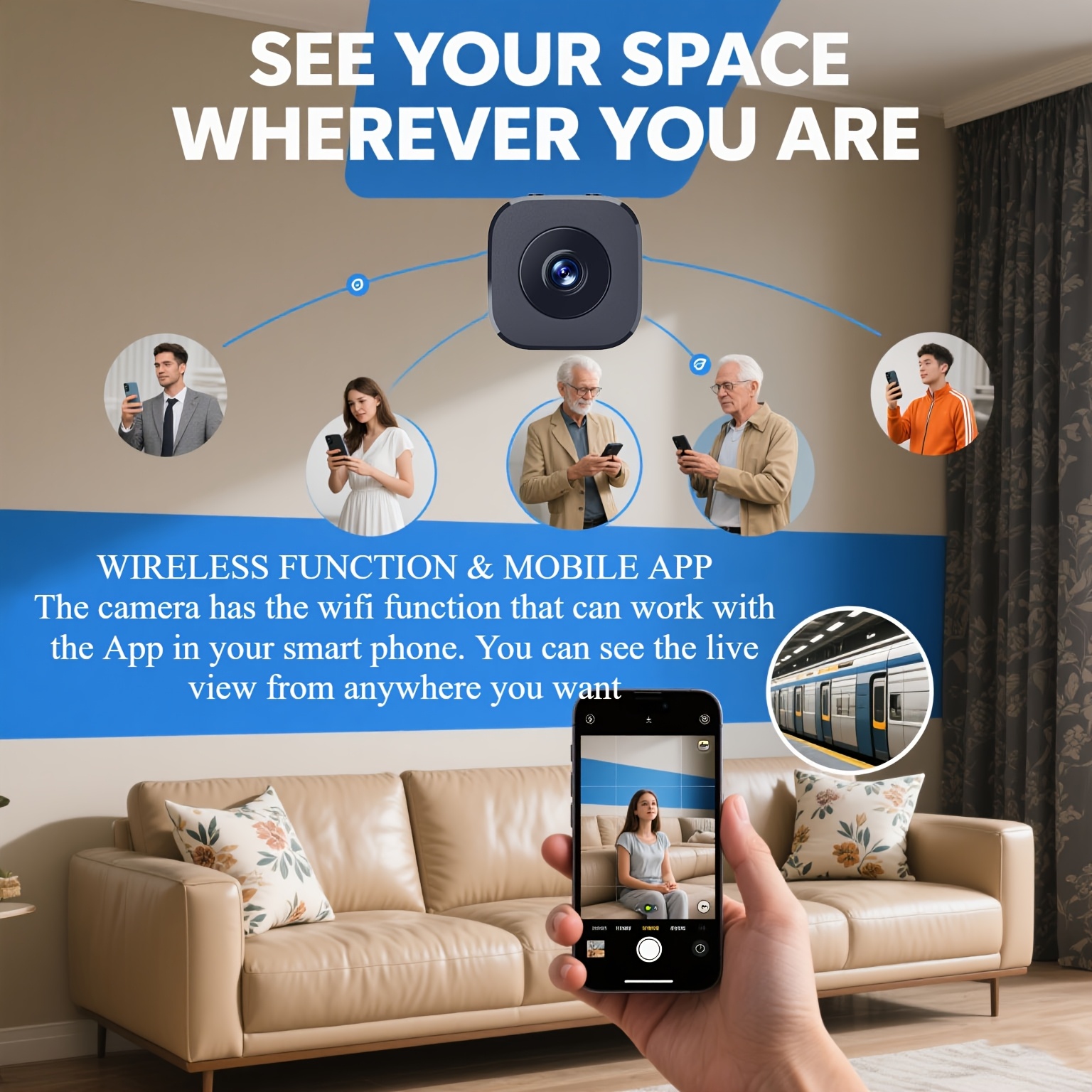 1080P HD Mini WiFi Camera Indo – обзор и цена Home Security And Monitoring
