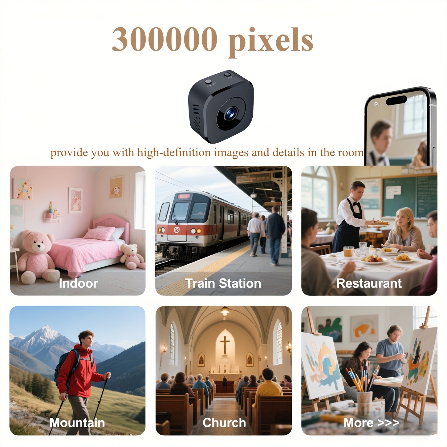1080P HD Mini WiFi Camera Indo – обзор и цена Home Security And Monitoring