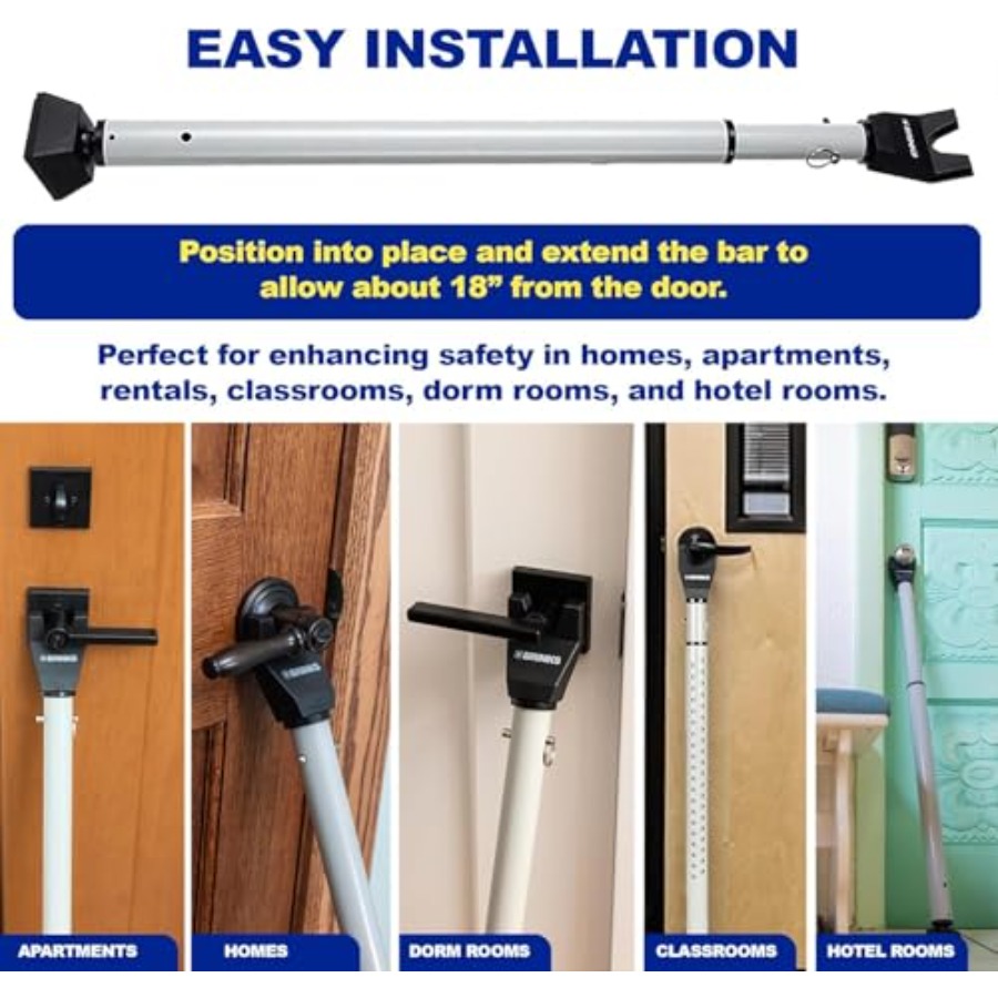 Door Security Bar - Adjustable – обзор и цена Home Security Jammers