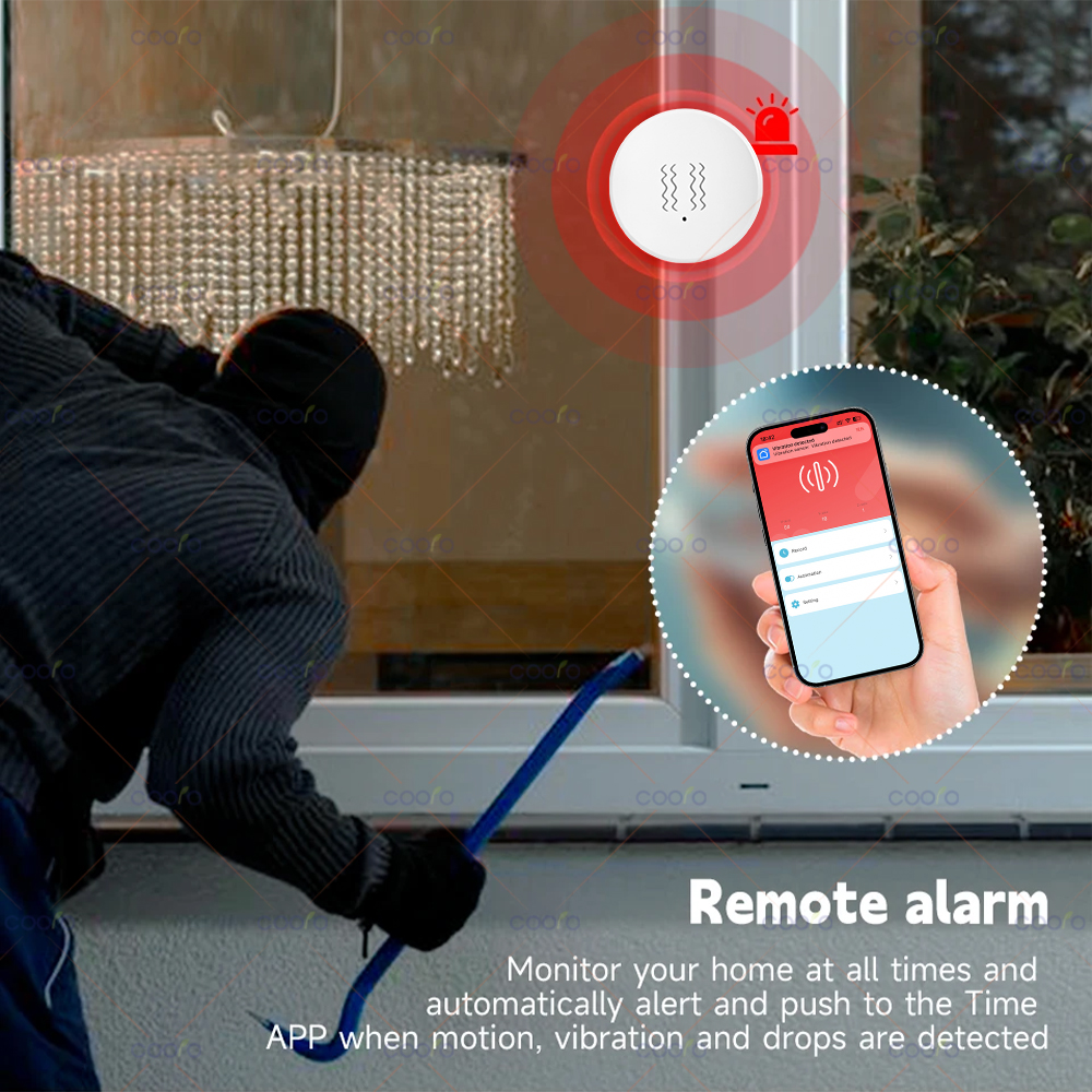 ZigBee Tuya Smart Vibration Se – обзор и цена Home Security And Monitoring
