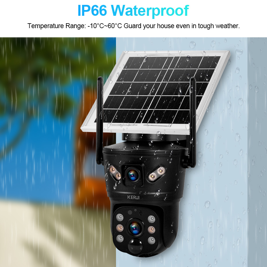 KERUI Outdoor 6MP Solar Camera – обзор и цена Home Security Group