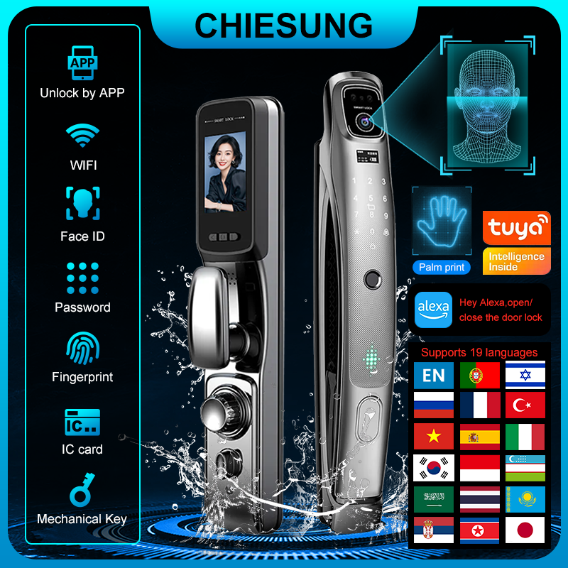Multi-language 3D Face Door Lo – обзор и цена Home Security Measures