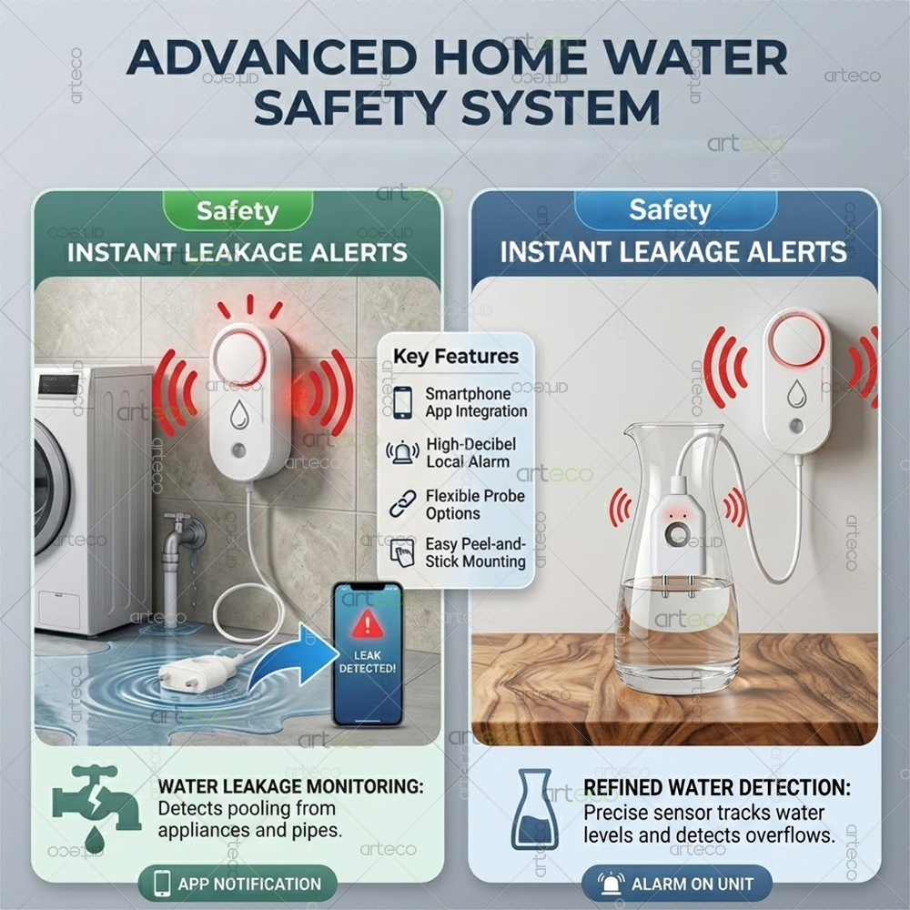 Zigbee Water Leak Detector Sma – обзор и цена Home Security Devices