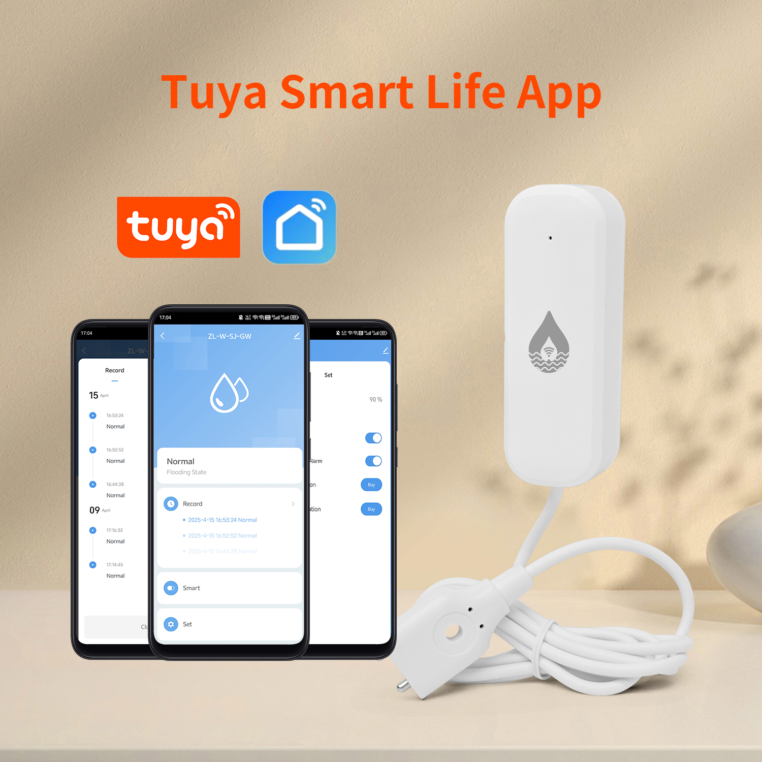 YFK Tuya WiFi Water Leakage Se – обзор и цена Home Security Devices