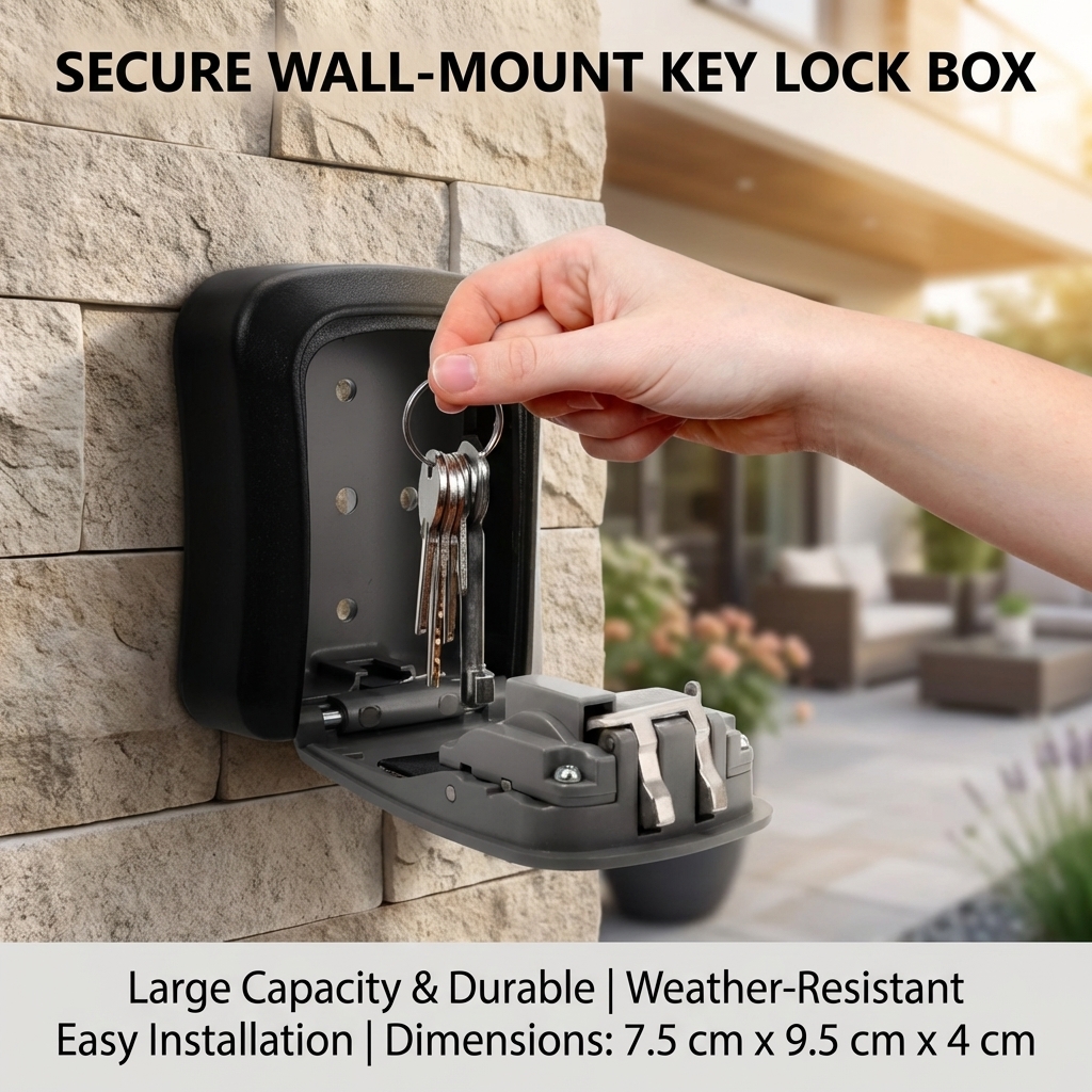 Wall Mount Key Lock Box with 4 – обзор и цена Home Security Group