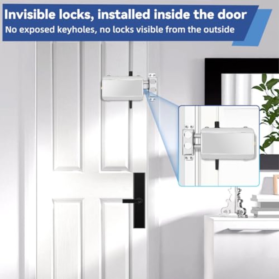 Remote Control Deadbolt Lock f – обзор и цена Home Security Locks For Doors