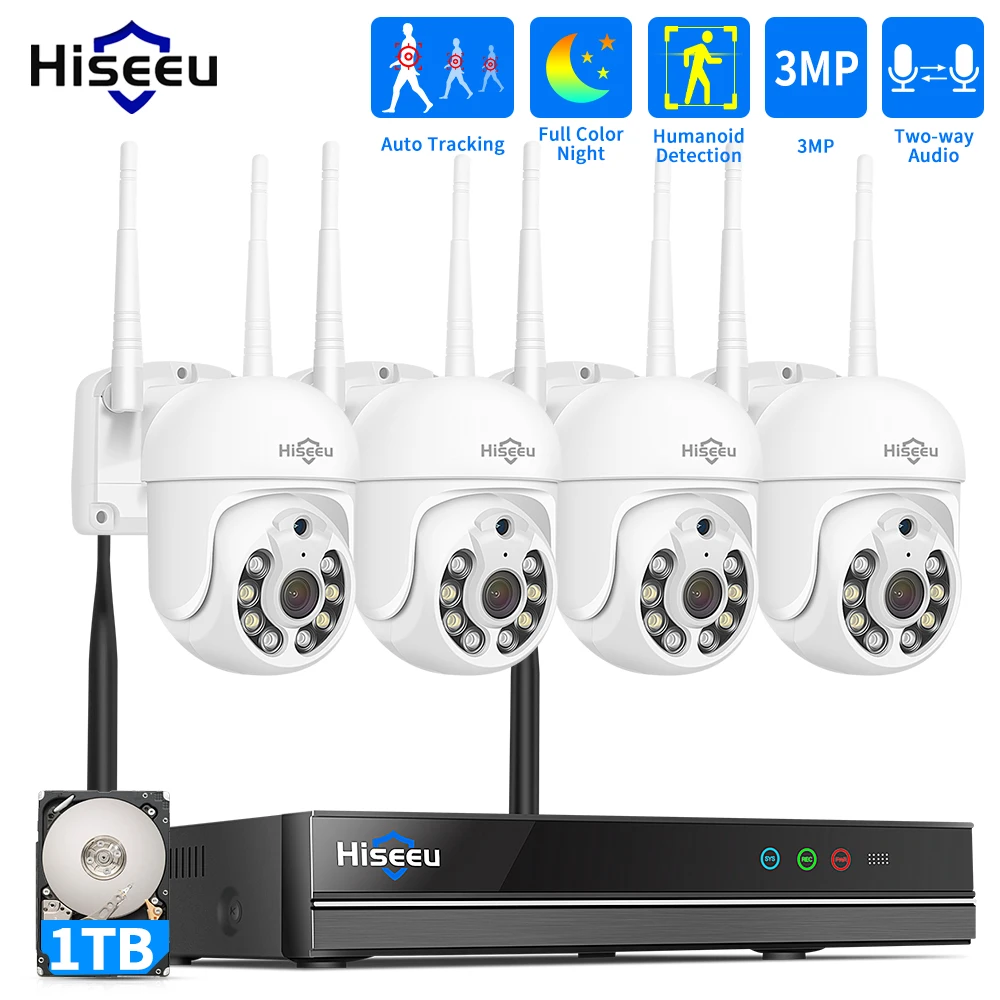 Hiseeu 5MP WiFi CCTV Camera Se – обзор и цена Home Security Premium