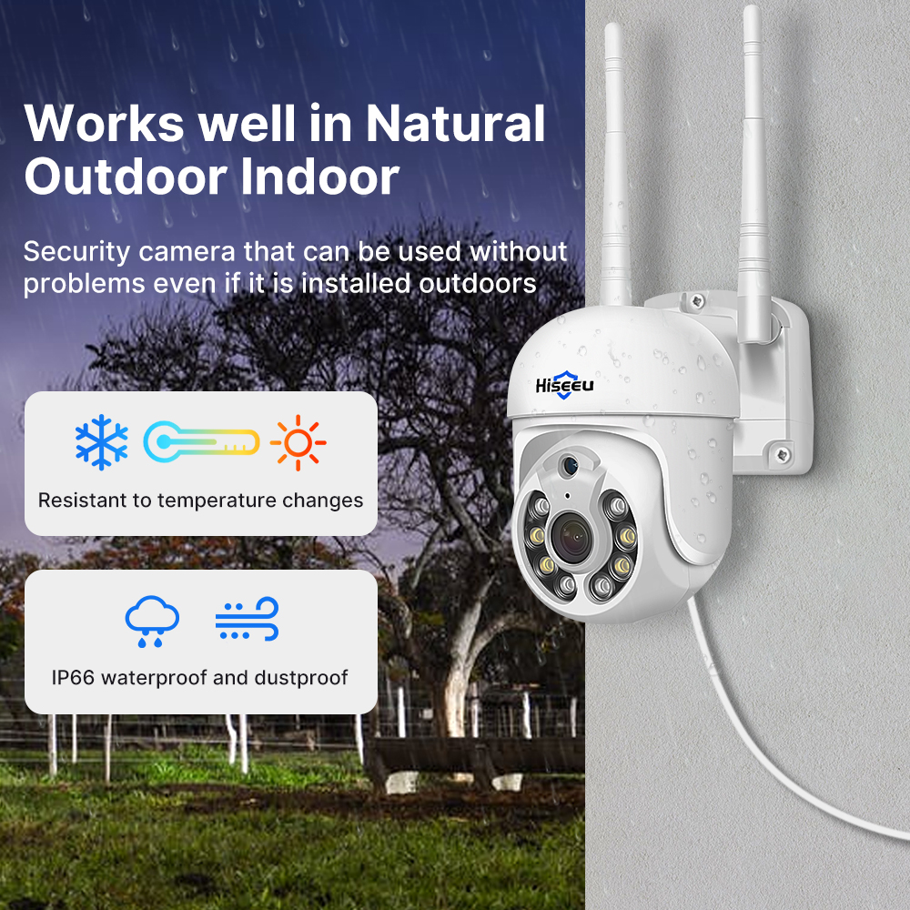 Hiseeu 5MP WiFi CCTV Camera Se – обзор и цена Home Security Premium