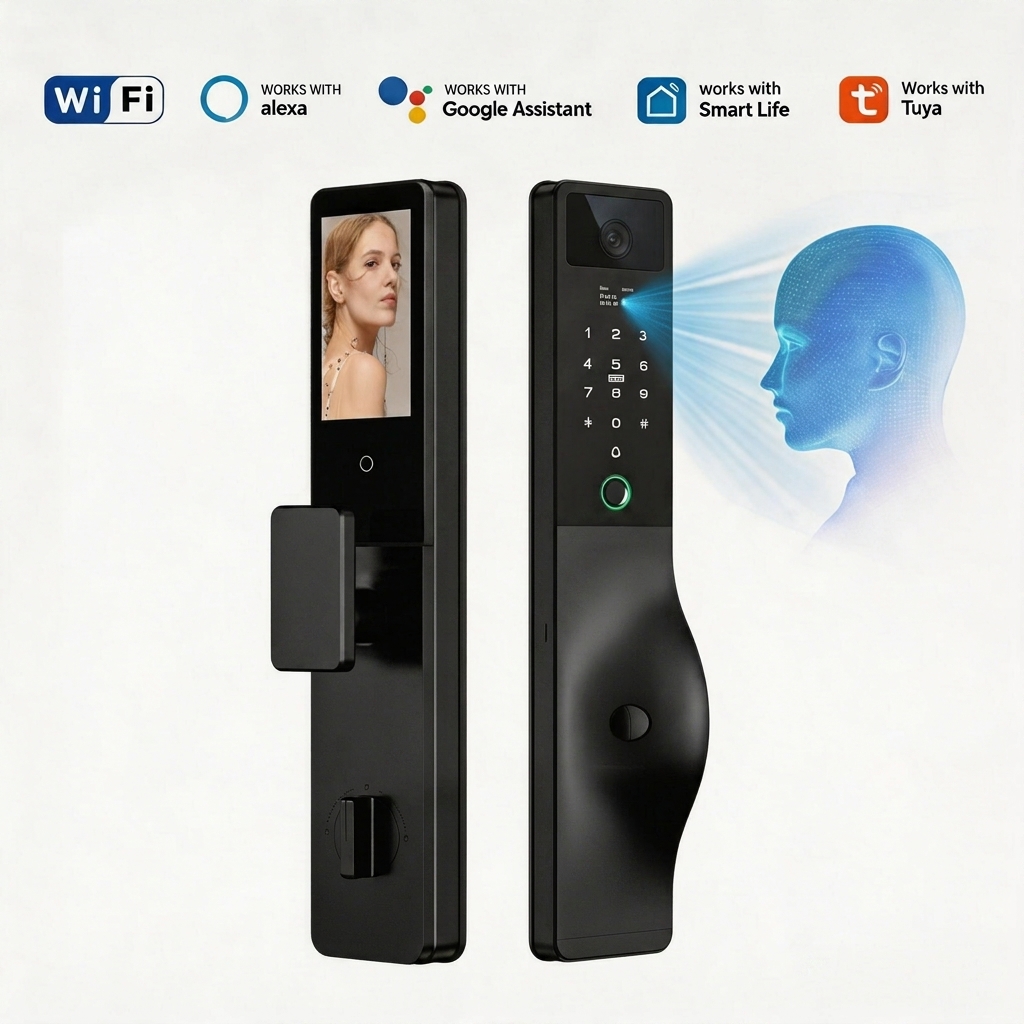3D Face Unlocking Smart Door L – обзор и цена Home Security Lock System