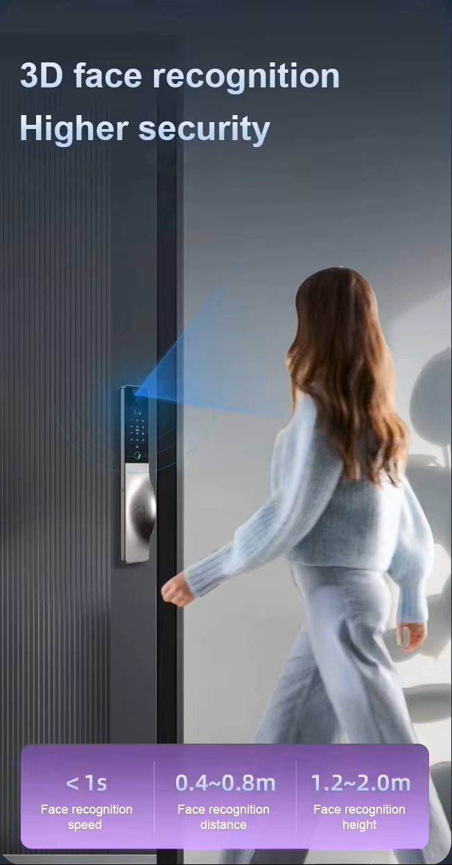 3D Face Unlocking Smart Door L – обзор и цена Home Security Lock System