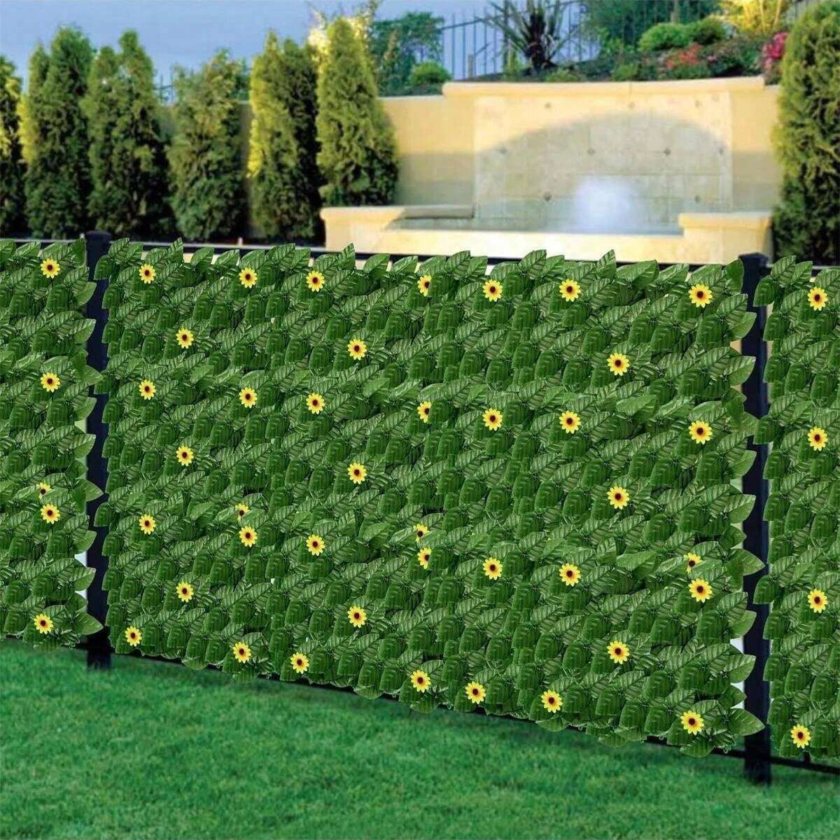 Green Artificial Ivy Privacy F – обзор и цена Home Security Fence