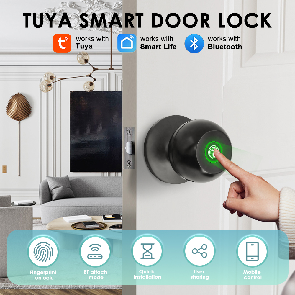 Tuya Smart Door Locks Bluetoot – обзор и цена Home Security Lock System
