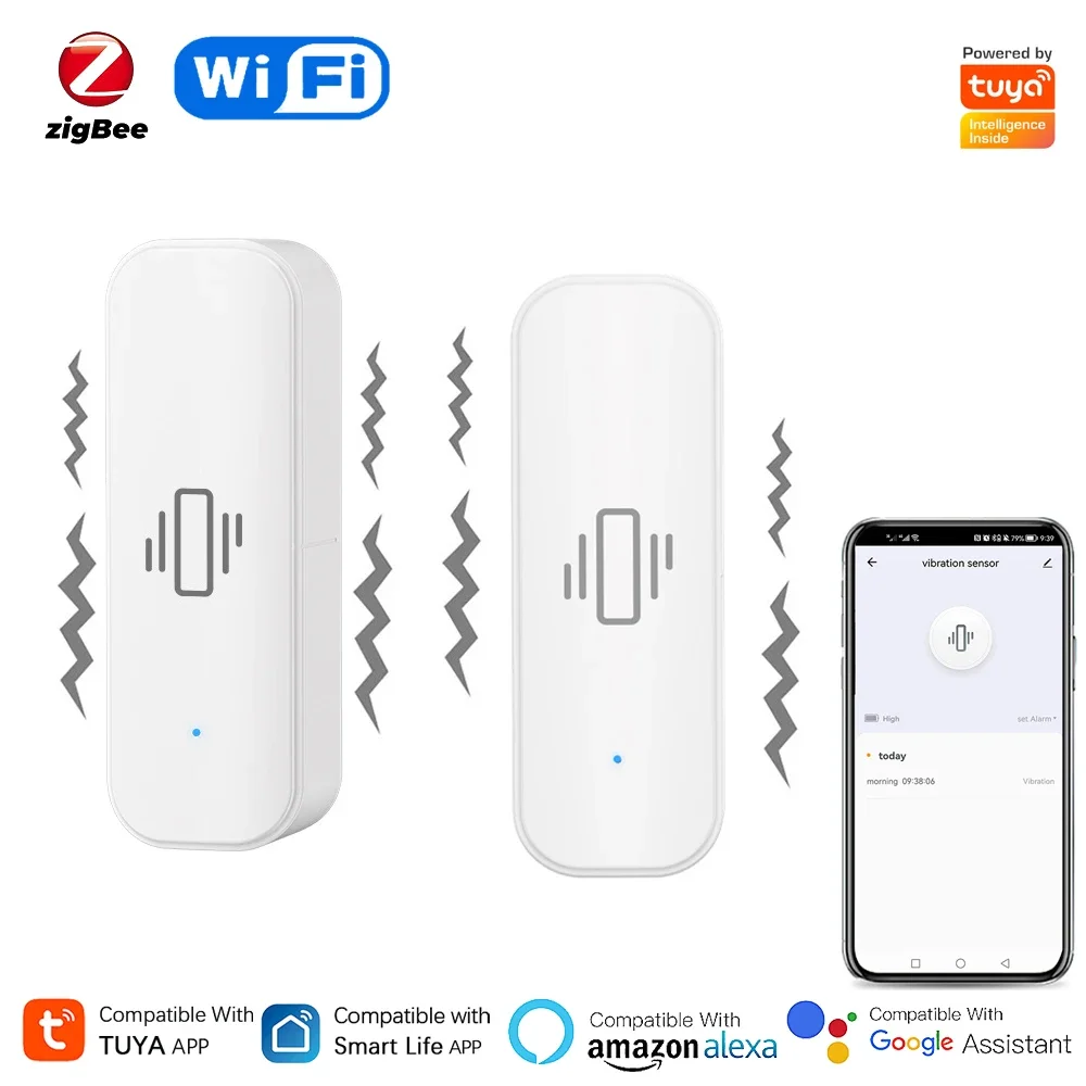 Tuya WiFi/Zigbee Smart Vibrati – обзор и цена Home Security And Monitoring