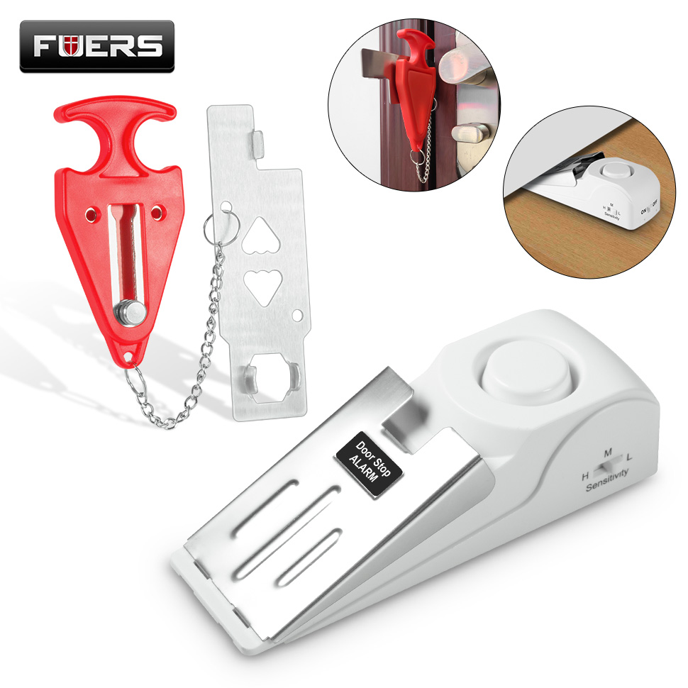 FUERS Wireless Door Stop Alarm – обзор и цена Home Security Lock System