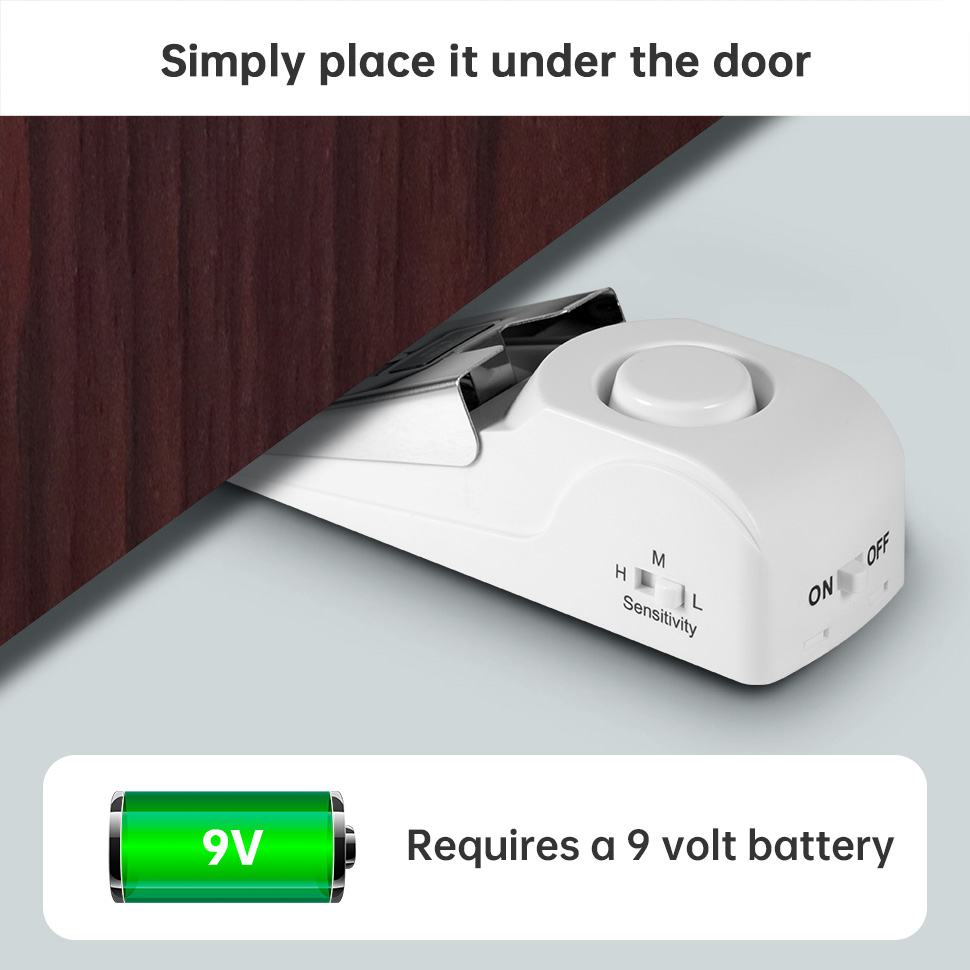 FUERS Wireless Door Stop Alarm – обзор и цена Home Security Lock System