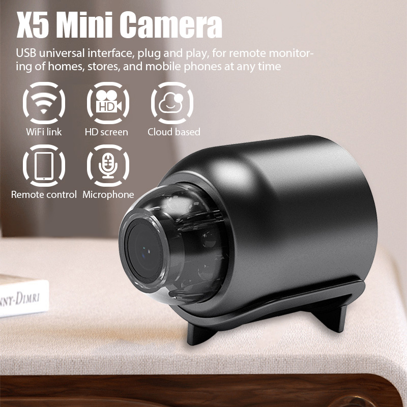 X5 Mini Camera WiFi Wireless S – обзор и цена Home Security Premium